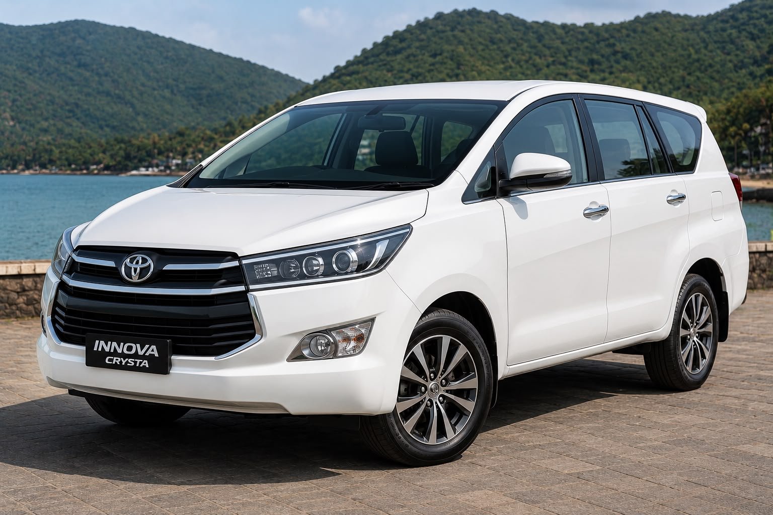 Toyota Innova Crysta — premium spacious SUV taxi for long-distance family travel and outstation journeys from Gokarna